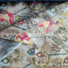 Polyester Printed Lining Satin Fabric Printed Taffeta Lining